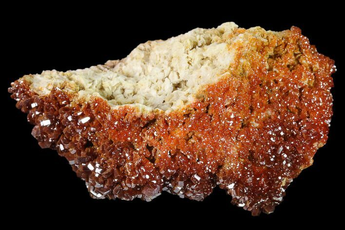 Ruby Red Vanadinite Crystals on Barite - Morocco #134694